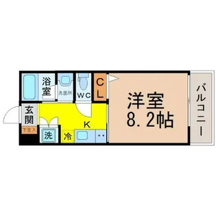 愛知県名古屋市熱田区波寄町【マンション】の間取り