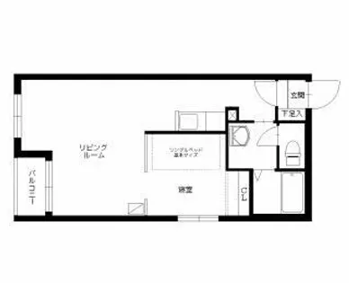 グランビアン月寒公園【1階】の間取り