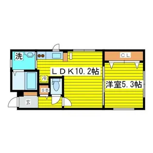 New world(ニューワールド)【4階】の間取り