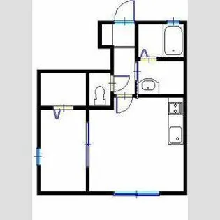 コンフォート青山C棟【110号室】の間取り