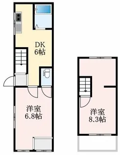大阪府大阪狭山市茱萸木3丁目【一戸建】の間取り