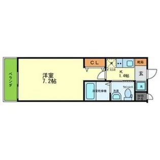 大阪府大阪市西淀川区歌島1丁目【マンション】の間取り