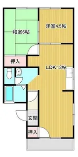 メゾンドソレーユ【1-A号室】の間取り