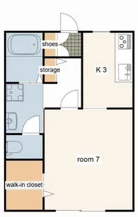 神和町壱番館【201号室】の間取り