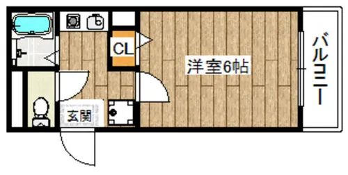 ミレニアム北園【202号室】の間取り