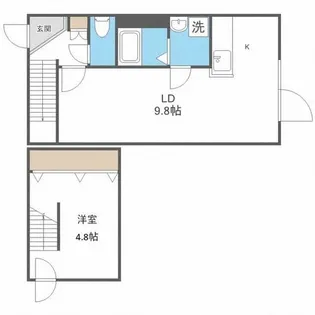 n・blanc【2階】の間取り