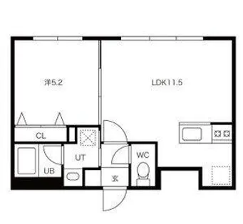 NCウイング円山【3階】の間取り
