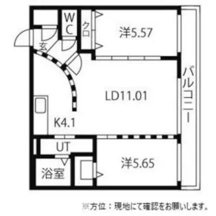 ガーデンテラス24【4階】の間取り