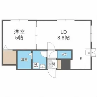 モントクレア【4階】の間取り