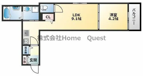 FaseciaSchedar【1階】の間取り