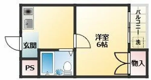 メゾンソフィア【1階】の間取り