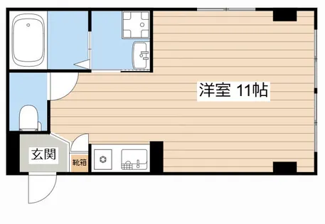 ラフェスタ彦根Ⅲ【102号室】の間取り