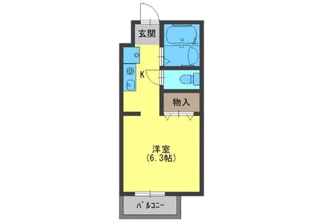 ファミーユ宮野【2階】の間取り