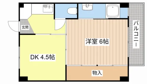 ビレッジハウス水口2号棟【1階】の間取り