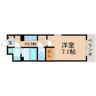 ウエストヒルズⅢ【3階】の間取り