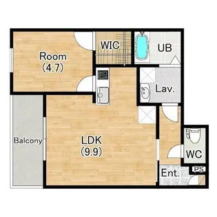 (仮称)ジーメゾン草刈フォーベル【2階】の間取り