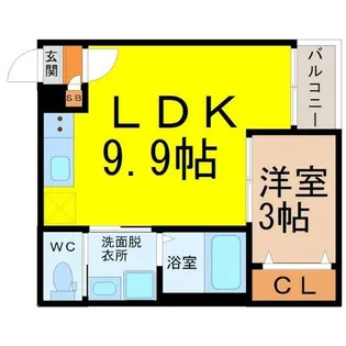 ステラ三吉町【1階】の間取り