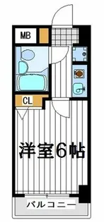 エスリード野田【6階】の間取り