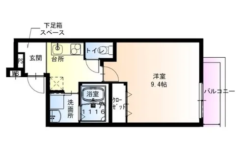 大阪府堺市東区北野田【アパート】の間取り