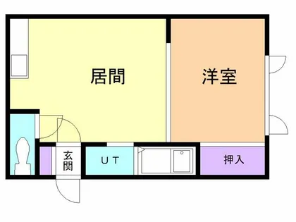 ハイツイーグル【1階】の間取り