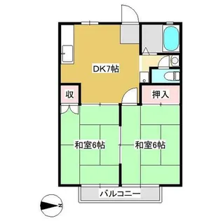 パナハイツ中央三谷120【203号室】の間取り