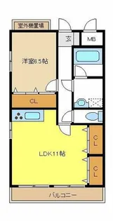 ラルジュ【301号室】の間取り