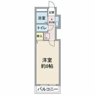ハッピーヒル【3階】の間取り