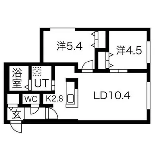 S.field手稲本町【4階】の間取り