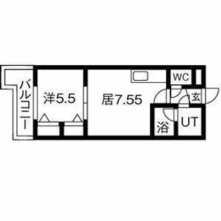 レジデンス高石【2階】の間取り