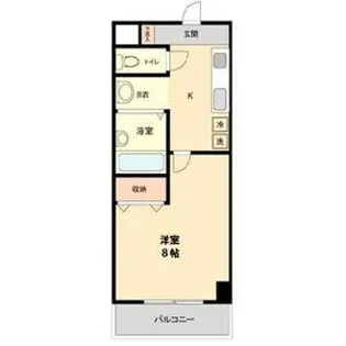 リアライズ黄金【305号室】の間取り