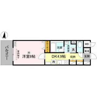 TAISHI CUBE【1階】の間取り