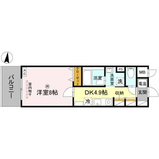 TAISHI CUBE【2階】の間取り