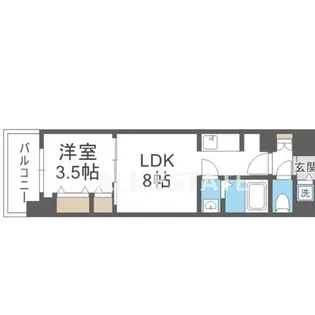 リアライズ南巽【12階】の間取り