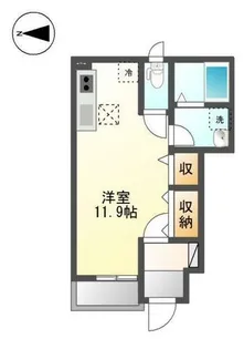 兵庫県神戸市北区有野町有野【アパート】の間取り