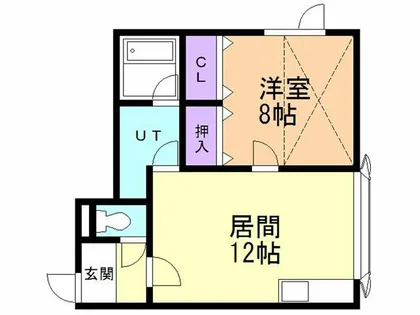 マンショングロット【202号室】の間取り