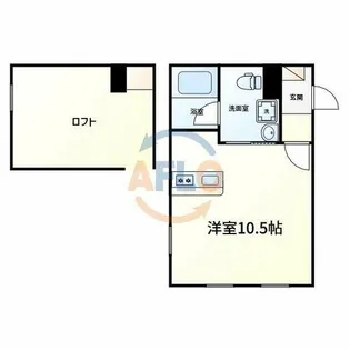 セリーナ田辺【1階】の間取り