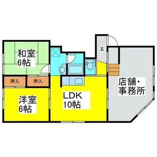 藤見ハイツ【3号室】の間取り