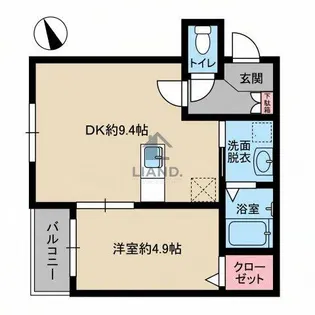 KAP六本松【202号室】の間取り
