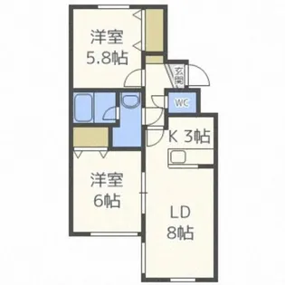 effort澄川【3階】の間取り