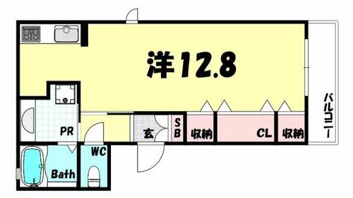 フォーシーズンズ神戸【2階】の間取り