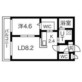 プレミアエグゼクティブ2【1階】の間取り