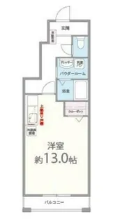 コゥジィーコート【1階】の間取り