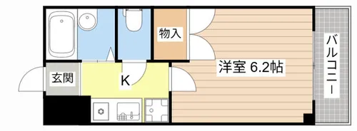 デーア スターデン慶【23号室】の間取り
