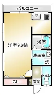 イストワール城町【202号室】の間取り
