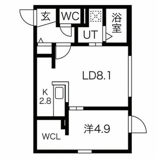 LEVANTE VIII【3階】の間取り