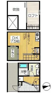 ラフォーレ【1階】の間取り