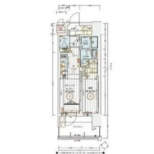 エステムコート名古屋セントリア【3階】の間取り