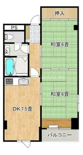 グレースサカイ【201号室】の間取り