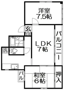 ウエダビル【4階】の間取り