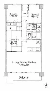 ユートピア小豆坂壱番館【403号室】の間取り
